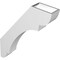 Ekena Millwork 3 1/2-in. W x 18-in. D x 24-in. H Olympic Architectural Grade PVC Knee Brace BRCP035X18X24OLY - alternate 6